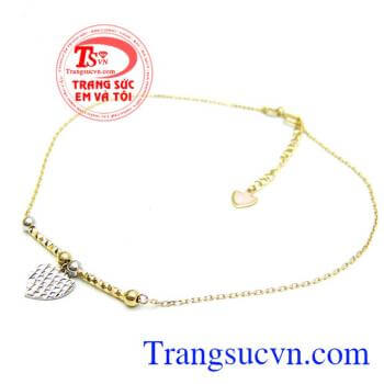Chiếc Lắc bi vàng italy đảm bảo chất lượng vàng với thiết kế nổi bật vàng ba màu,vàng trắng,vàng hồng,vàng vàng,