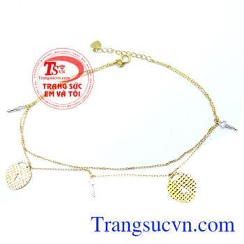 Lắc chân chìa khóa vàng tình yêu