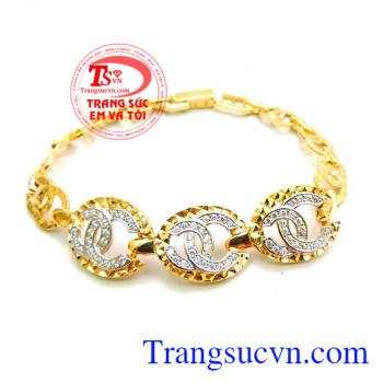 Lắc vàng 18k Chanel