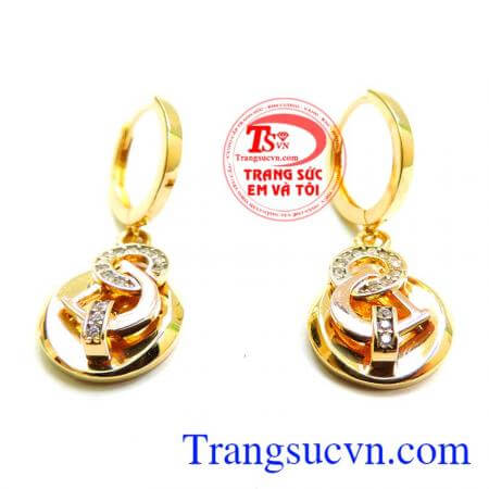 Bông tai vàng 18k italy giao toàn quốc, là món quà tốt dành tặng cho người yêu thương