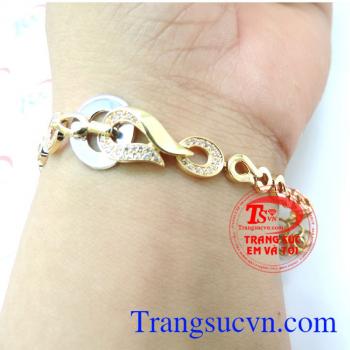Lắc nữ italy vàng 18k