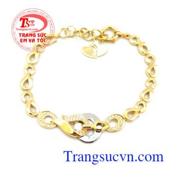 Lắc nữ italy vàng 18k