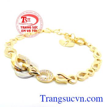 Lắc nữ italy vàng 18k uy tín.