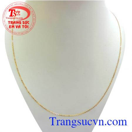 Dây chuyền vàng 18k mảnh