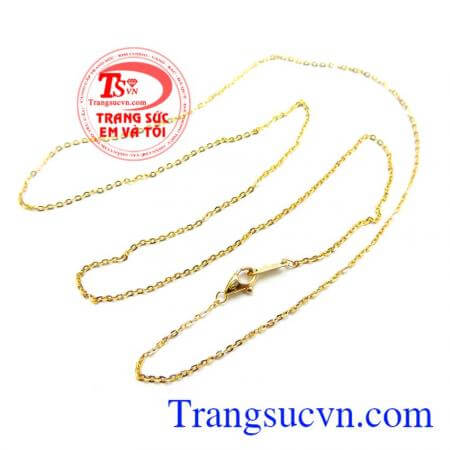 Dây chuyền vàng 18k mảnh
