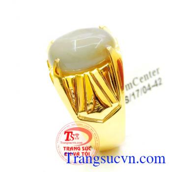 Nhẫn vàng Sapphire Phát mệnh Kim