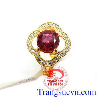 Nhẫn vàng ruby tình yêu sức mạnh đích thực,Nhẫn nữ vàng 14k gắn đá quý Ruby thiên nhiên Có giấy kiểm định đá quý và Vàng, Nhẫn vàng ruby tình yêu Bảo hành 1 năm, Món quà ý nghĩa dành cho tình yêu.