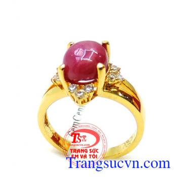 Nhẫn vàng ruby sắc son là món quà hoàn hảo dành tặng trong các dịp SINH NHẬT, KỶ NIỆM rất ý nghĩa,Nhẫn vàng ruby sắc son bảo hành 1 năm.