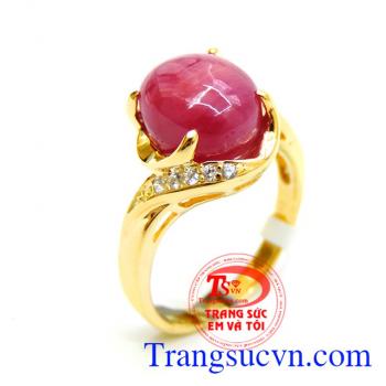 Đá thiên nhiên hộ mệnh mang lại may mắn, sức khỏe cho người sử dụng. Khách hàng ưa chuộng sản phẩm Nhẫn nữ vàng tây đá quý bền đẹp.