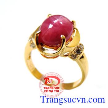 Nhẫn nữ vàng tây gắn đá thiên nhiên chế tác tinh tế mang đến những đường nét sáng,bóng bền đẹp cho chiếc nhẫn nữ đeo hợp thời trang,chất lượng vàng được đảm bảo uy tín
