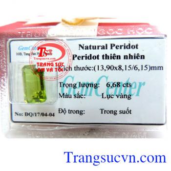 Đá Peridot chữ nhật đẹp