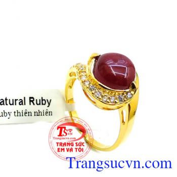 Nhẫn năng lượng tình yêu,Chiếc nhẫn nữ ruby thiên nhiên dành cho phái đẹp,nhẫn vàng nữ, có giấy kiểm định đá quý và vàng đảm bảo uy tín khách hàng bình chọn nhiều năm,Nhẫn nữ ruby,nhẫn vàng hồng ngọc