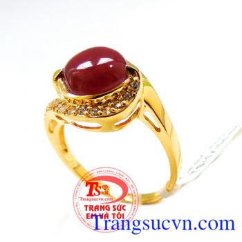 Nhẫn nữ vàng tây dành cho phái đẹp, đeo hợp thời trang và quý phái