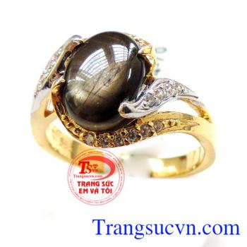 Nhẫn nữ vàng đá quý sapphire