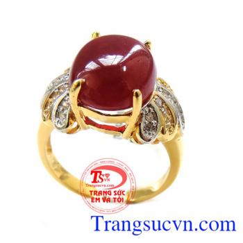 Nhẫn Ruby may mắn và hạnh phúc,Nhẫn Ruby may mắn và hạnh phúc,Nhẫn nữ ruby thiên nhiên,nhẫn ruby vàng,Bảo hành 1 năm,Có Giấy kiểm định đảm bảo chất lượng của chiếc,Thanh toán an toàn 