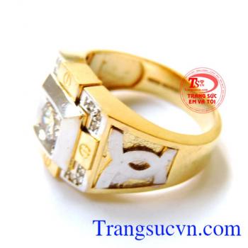 Nhẫn nam Xmen vàng