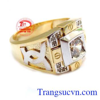Nhẫn nam Xmen vàng