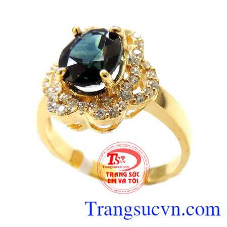 Bộ nữ trang Vàng Sapphire 