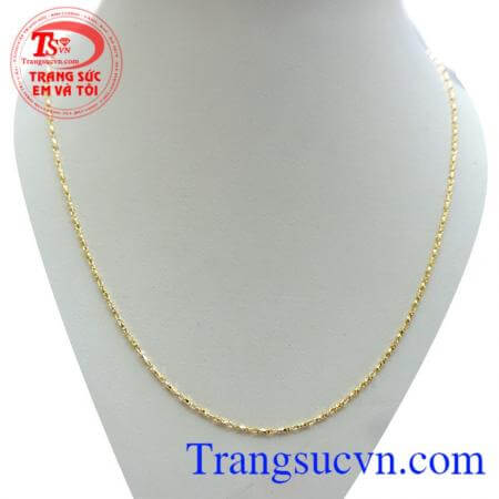Chiếc Dây italy 18k nữ vàng 750 chất lượng đảm bảo uy tin