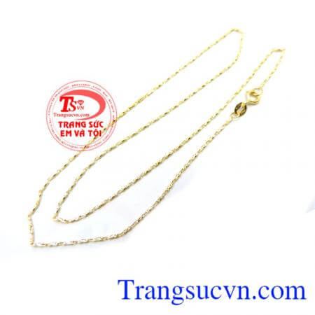 Dây italy 18k nữ vàng