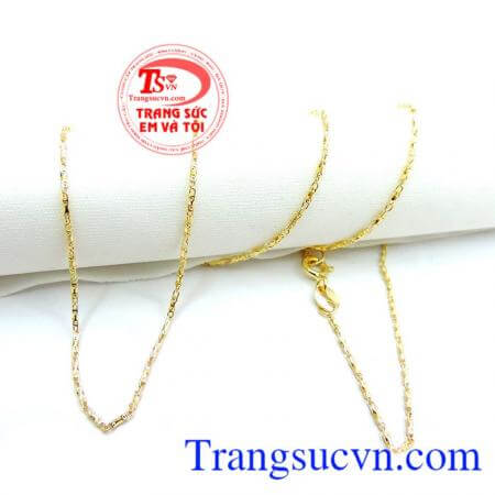 Dây italy 18k nữ vàng khách hàng ưa chuộng và bình chọn nhiều năm