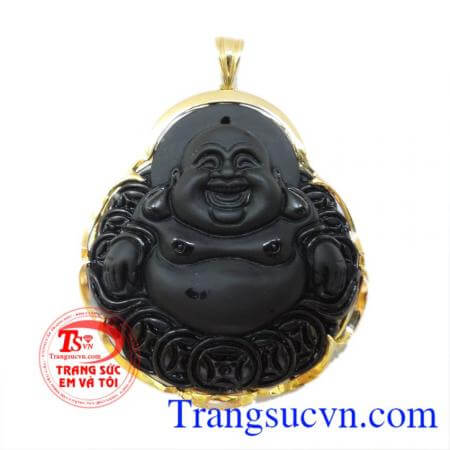 Phật di lặc mệnh Thủy và Mộc bọc vàng chất lượng đá và vàng đảm bảo,BẢo hành 6 tháng,