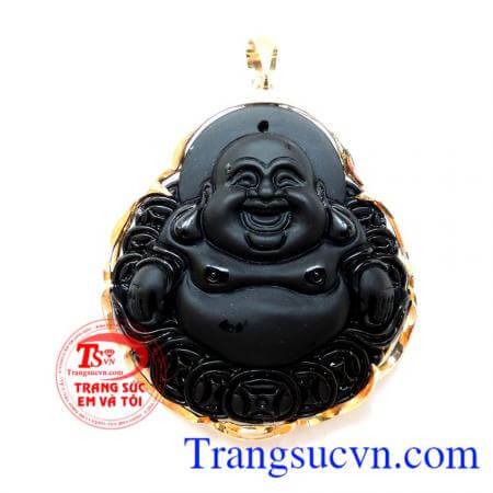 Phật di lặc mệnh Thủy và Mộc bọc vàng