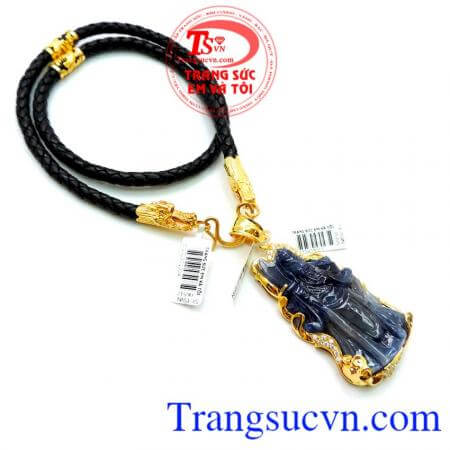 Bộ Dây Da bọc rồng Mặt Quan vân trường Sapphire
