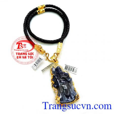 Bộ Dây Da bọc rồng Mặt Quan vân trường Sapphire
