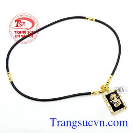 Mặt rồng vàng dây cao su bộ