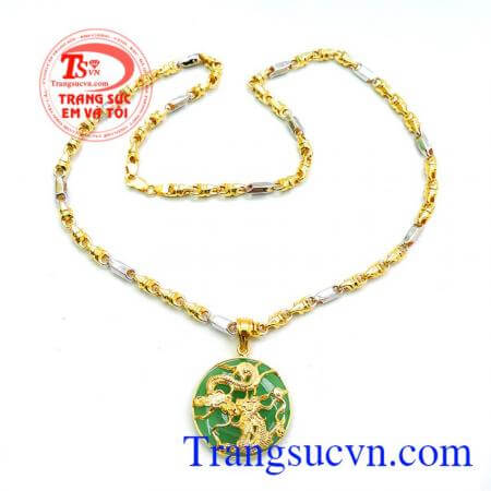 Mặt dây rồng ngọc tài danh bộ