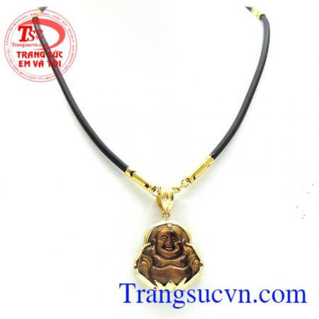 Chiếc mặt phật+Dây cao su vàng