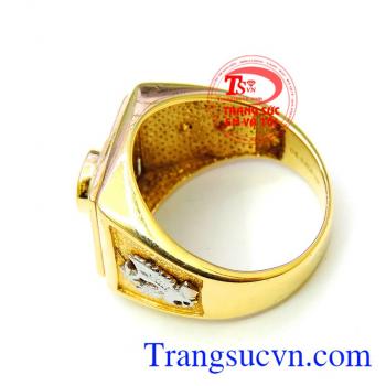 Nhẫn nam giá rẻ vàng đại bàng mạnh mẽ