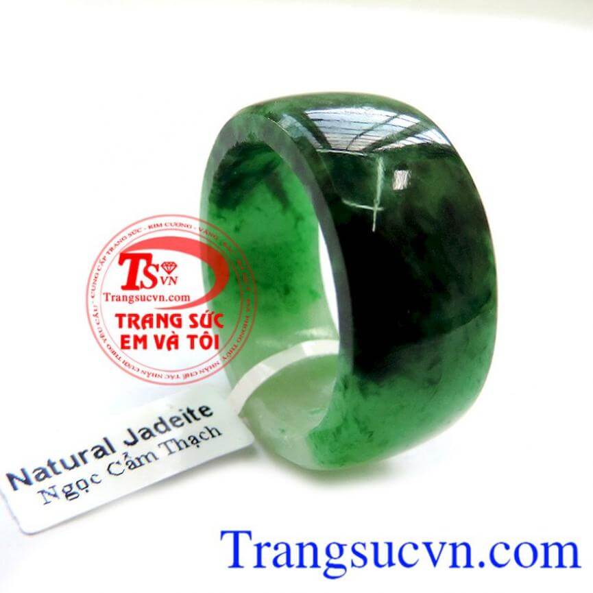 Nhẫn ngọc Cẩm Thạch Thiên Nhiên may mắn