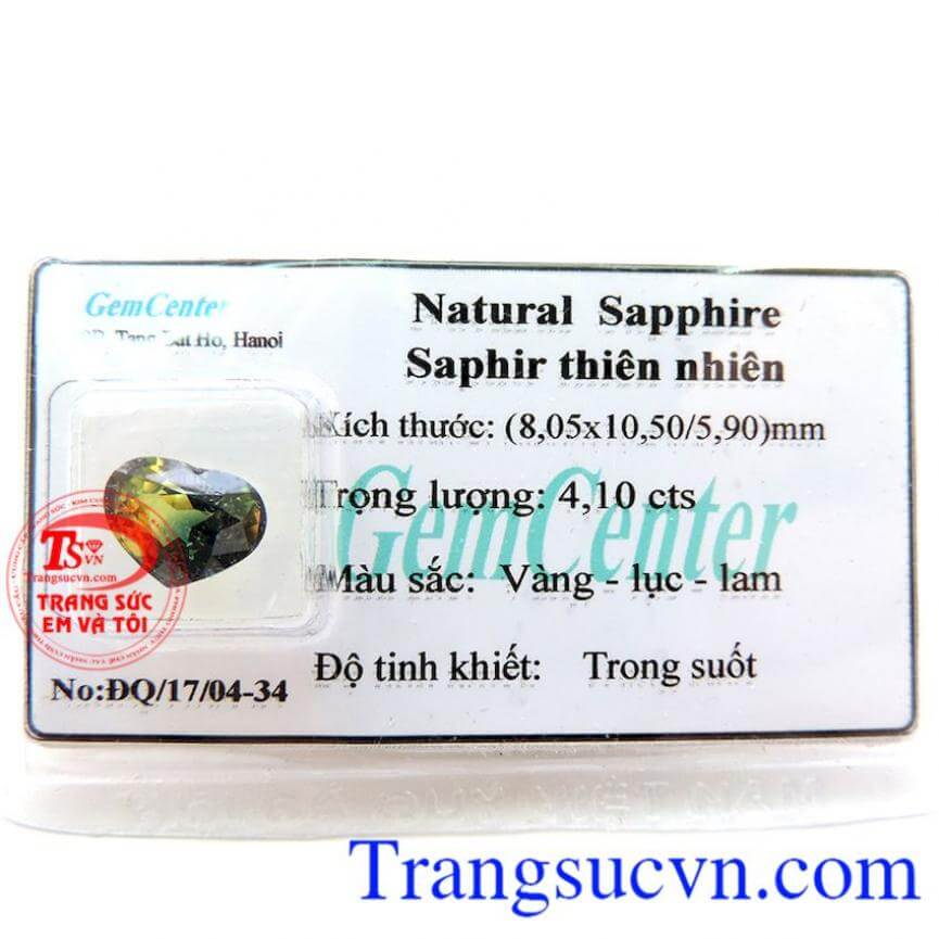 Saphir Năng lượng của Tình Yêu 