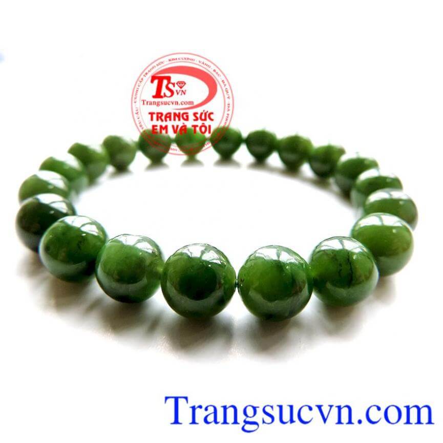 Chuỗi tay Ngọc Bích Thiên Nhiên 9ly