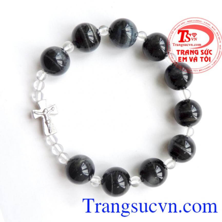 Chuỗi mân côi Mắt Hổ thiên nhiên 