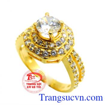 Phù hợp đeo ngón giữa và ngón nhẫn,Món quà đẳng cấp dành cho phái đẹpnhẫn nữ bảo hành 6 tháng giao toàn quốc, thanh toán an toàn.