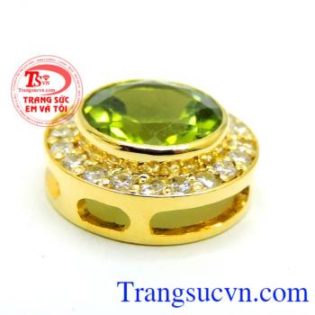 Bảo hành 6 tháng, giao Mặt dây Peridot hạnh phúc Toàn quốc.