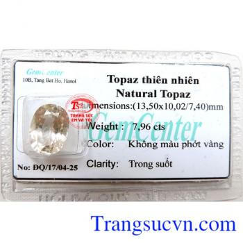 Topaz Trắng thiên nhiên