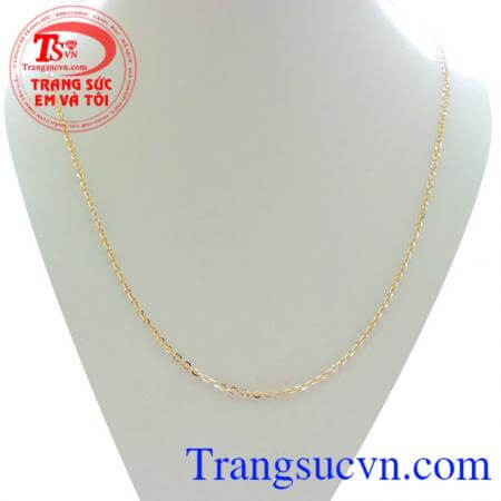 Dây chuyền nữ đeo sáng hợp thời trang và sản phẩm dây chuyền vàng cho phái đẹp chất lượng