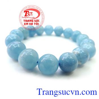 Chuỗi tay Aquamarine màu xanh nước biển