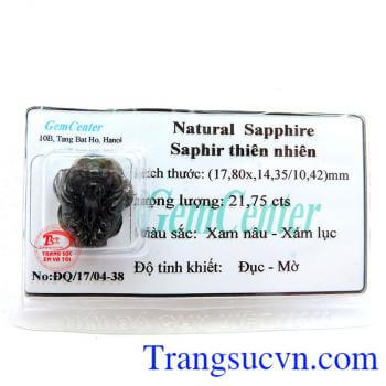 Thiền Thừ tài lộc Saphir