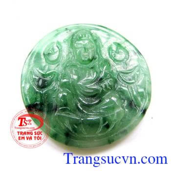 Mặt phật bà Natural Jadeite