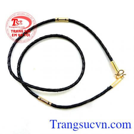 Dây da bọc vàng chất lượng đảm bảo, bền đẹp bảo hành chu đáo