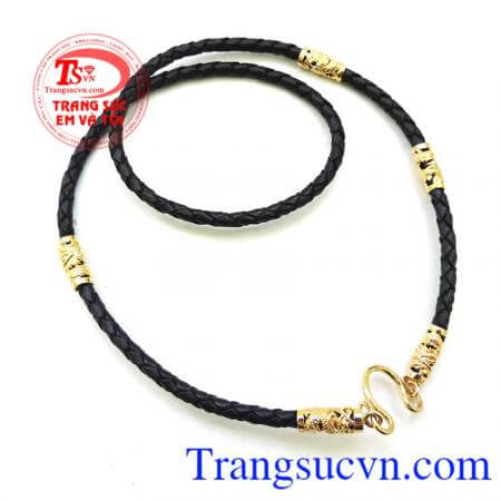 Dây da bọc vàng chất lượng đảm bảo, bền đẹp bảo hành chu đáo