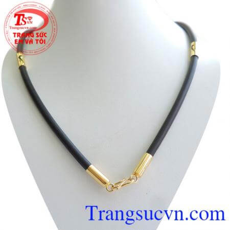 Dây cao su vàng chữ Nike dành đeo cổ, chất lượng đảm bảo uy tín