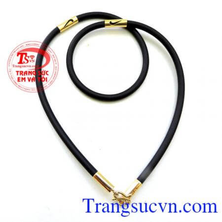 Dây cao su vàng chữ Nike