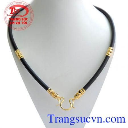 Dây cao su rồng vàng 18k