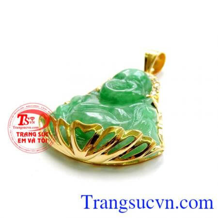 Mặt Phật Di Lặc Jadeit mang lại niềm vui